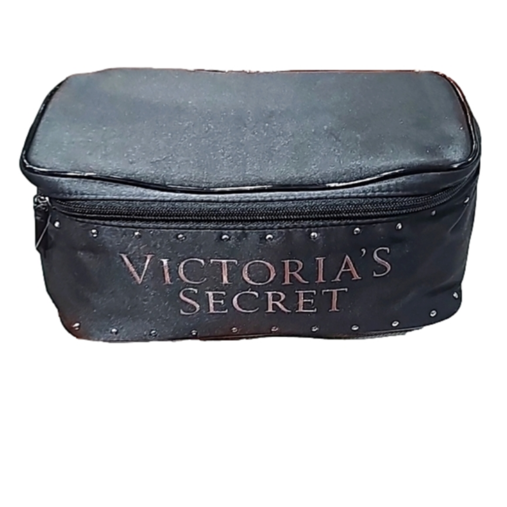 Victoria Secret traveling make up bag black nwt